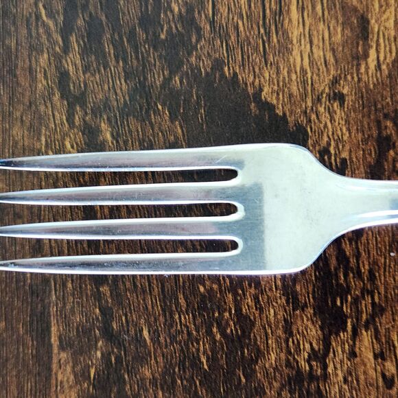 Oneida ELAINE Dinner Fork Set 4 Flatware Silverware Silver Plate Cutlery VTG - Picture 2 of 8